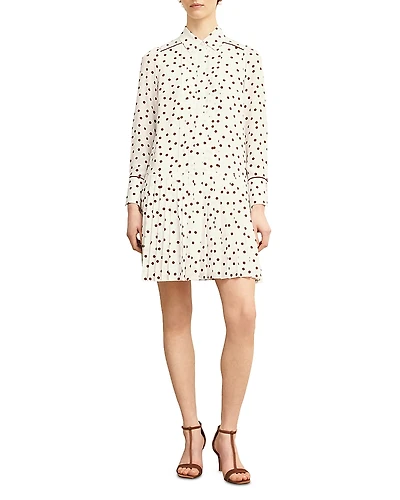 Hobbs London Francesca Dot Print Dress