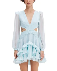 Silk Plisse Essence Dress