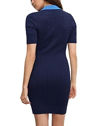 Cable Knit Mini Dress