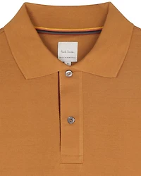 Striped Placket Polo