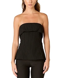 Nia Rob Pinstripe Top
