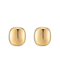 Ettika Minimal Curved Square Stud Earrings