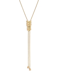 Ettika Metal Moderna Lariat Necklace