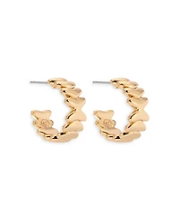 Metal Moderna Small Half Hoop Earrings