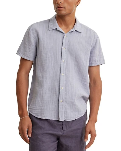 Christian02 Cotton Crepe Button Down Shirt