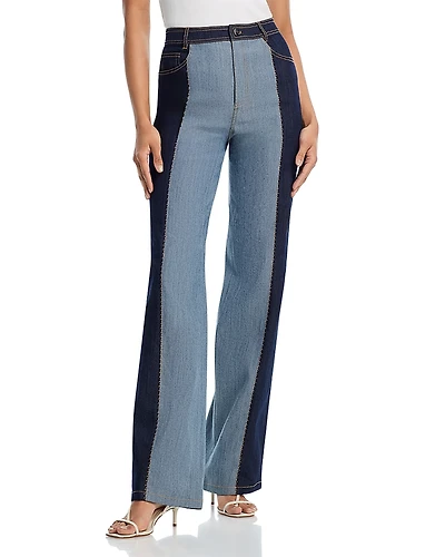 Cinq a Sept Contrast Francine Jeans