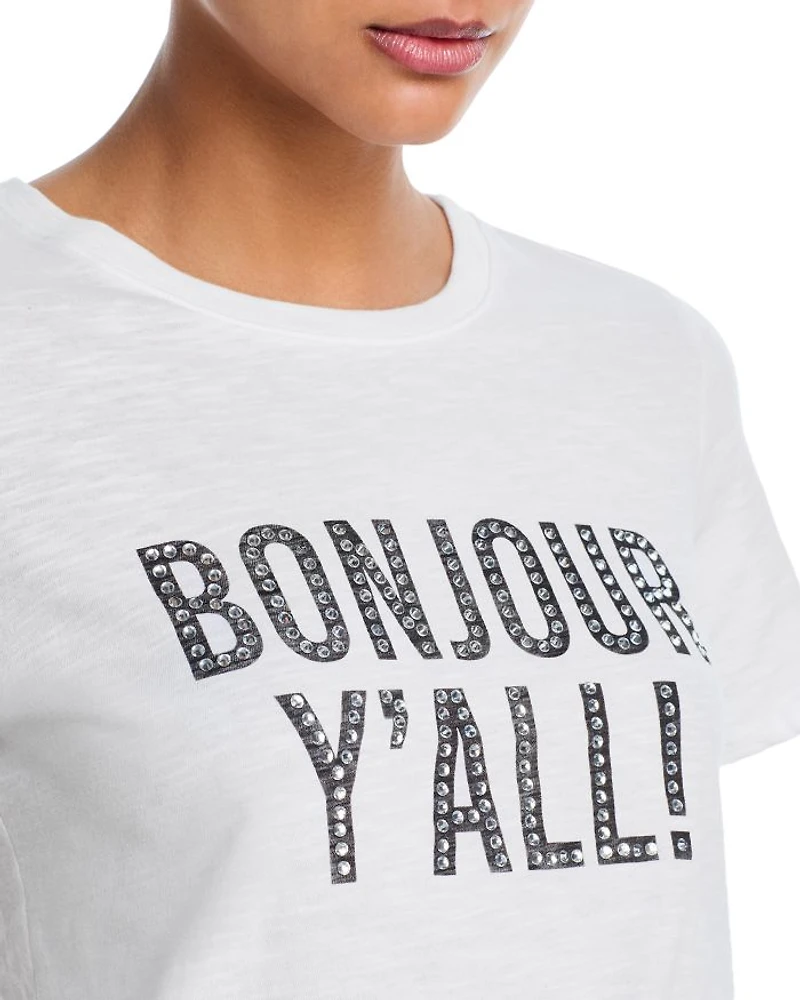 Heatset Bonjour Yall Shrunken Tee