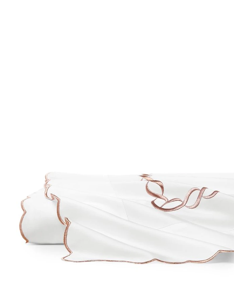 Treccia Splendore Flat Sheet, Full Queen