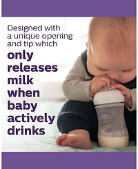 Natural Baby Bottle with Natural Response Nipple Newborn Baby Gift Set