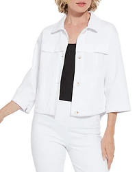 Remi Three Quarter Sleeve Denim Jacket