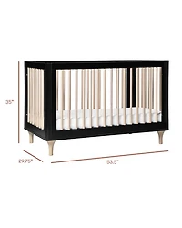 Lolly 3-in-1 Convertible Crib with Toddler Bed Conversion Kit
