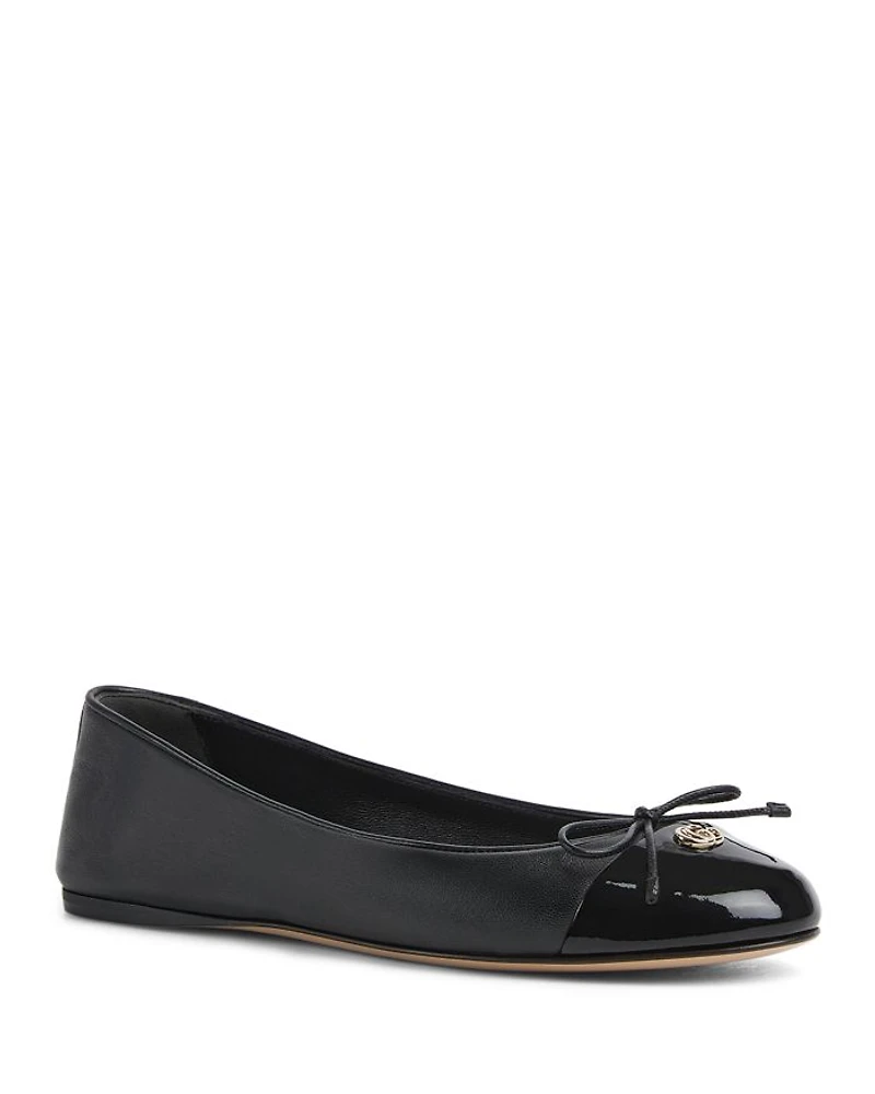 Women's New Marmont GG Leather Ballet Flats