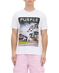 Purple Brand Inside Out Graphic Logo Tee