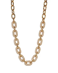 Nadri Alma Pave Multi Link Chain Necklace, 16-19
