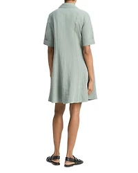 Short Sleeve A Line Dress