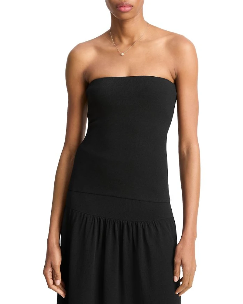 Compact Sweater Tube Top