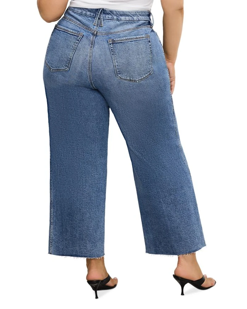 Good Skate Wide Cropped Jeans Indigo978