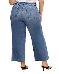 Good Skate Wide Cropped Jeans Indigo978