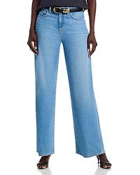 L'Agence Alicent High Rise Wide Leg Jeans