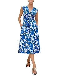 Rails Roxanne Smocked Midi Dress