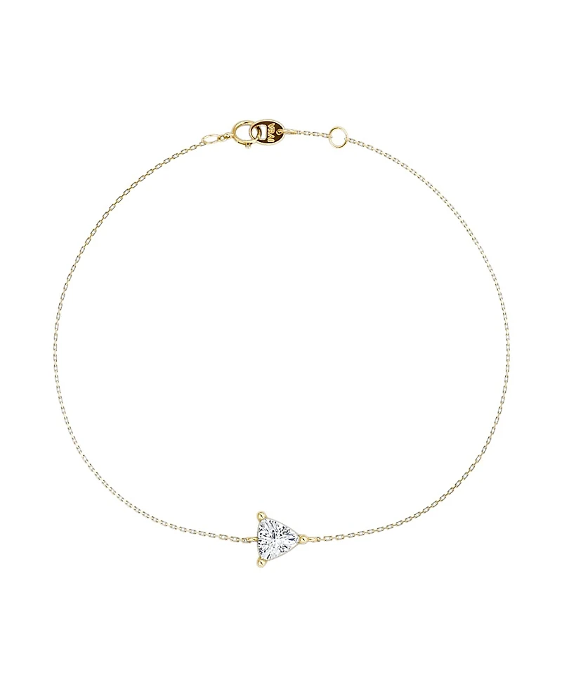 Vrai Petite Solitaire Bracelet Trillion