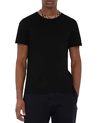 Ryan Relaxed Fit Check Crewneck Tee