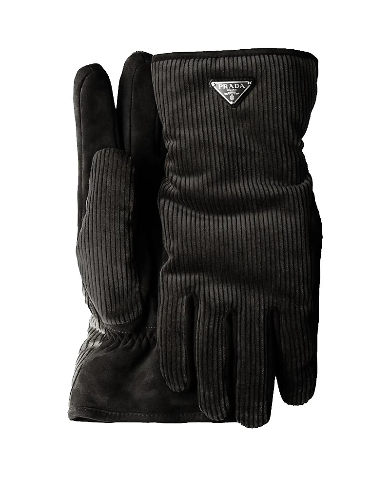Prada Corduroy Gloves