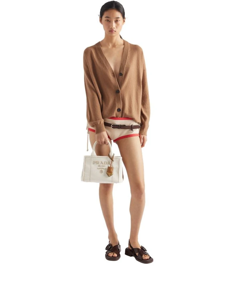Jardiniere Small Linen Blend Handbag