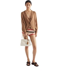 Jardiniere Small Linen Blend Handbag