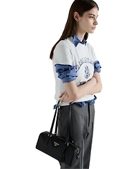 Medium Leather Top-Handle Bag with Padlock