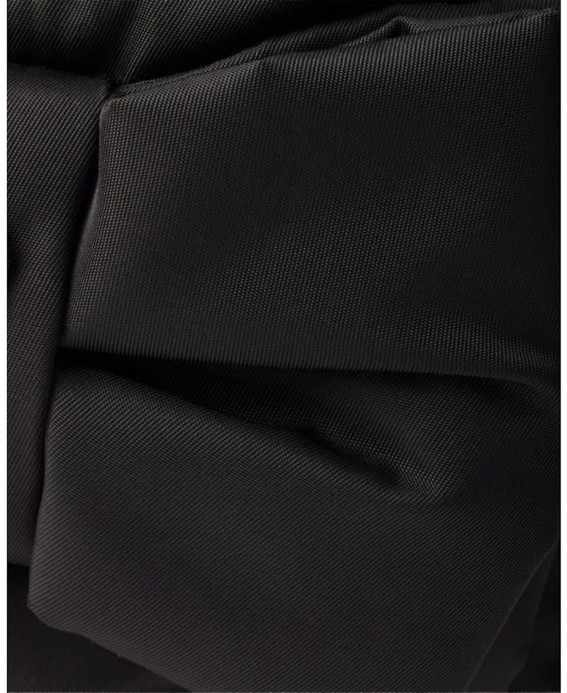 Padded Re-Nylon Mini-Bag with Bow