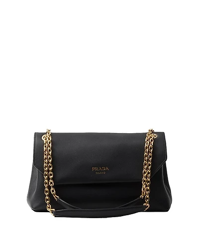 Prada Doux Medium Leather Shoulder Bag