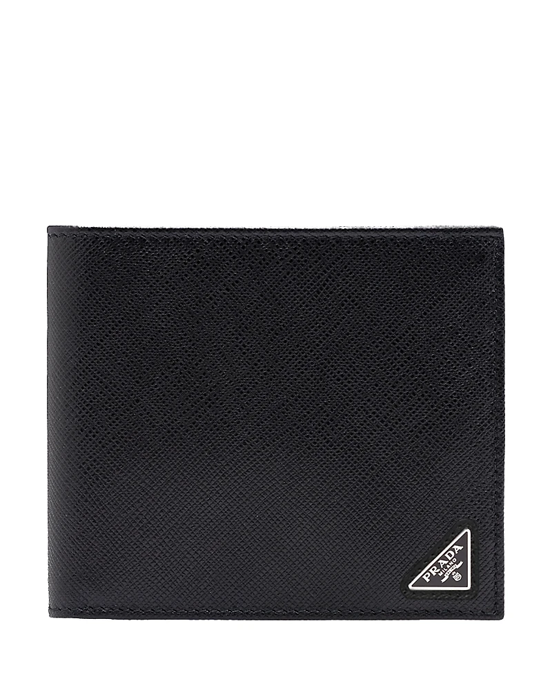 Prada Saffiano Leather Wallet With Coin Purse