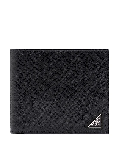 Prada Saffiano Leather Wallet With Coin Purse