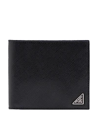 Prada Saffiano Leather Wallet With Coin Purse