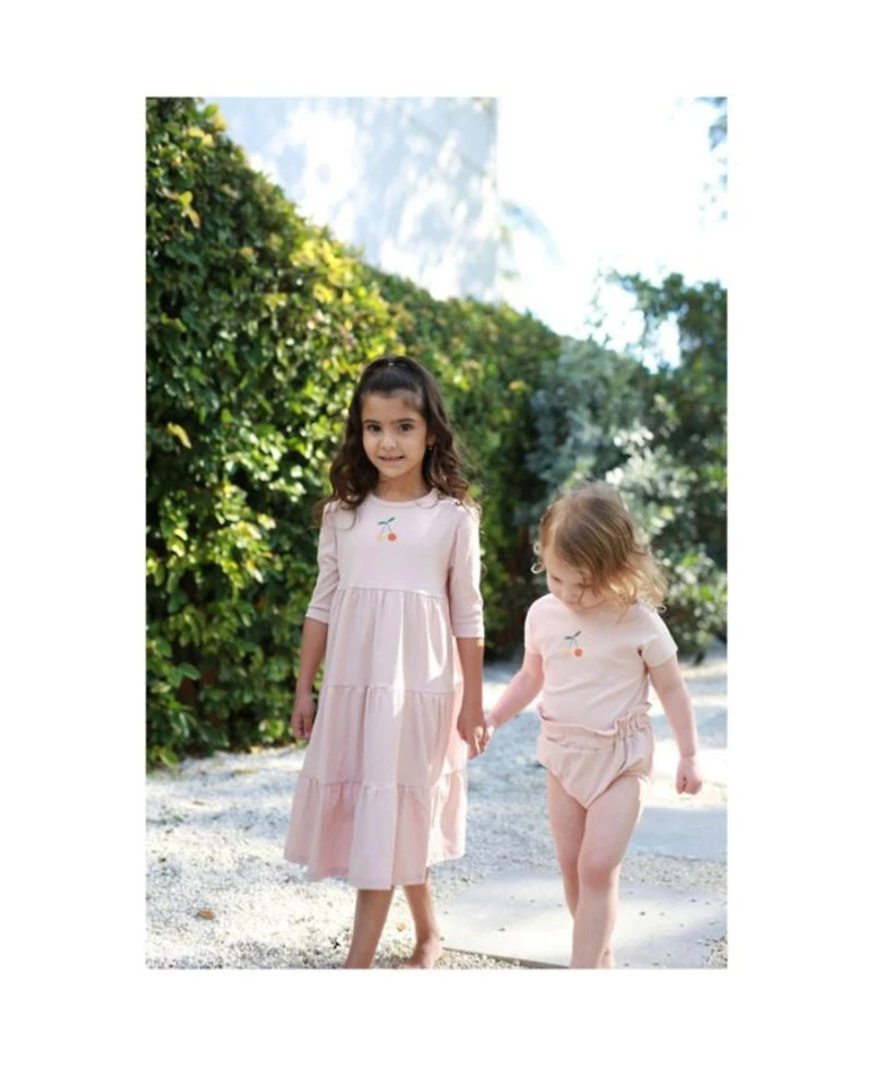 Girls' Cherry 3/4 Sleeve Dress - Little Kid, Big Kid
