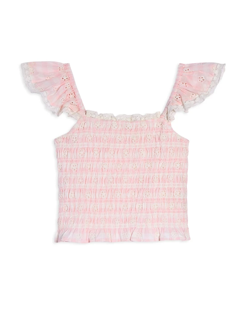 LoveShackFancy Girls' Caspia Top - Big Kid