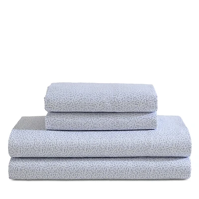 Calvin Klein Printed Cotton Sateen 4 Piece Sheet Set