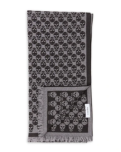 McQueen Skull Monogram Scarf