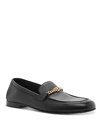 Versace Men's Medusa Chain Leather Loafers