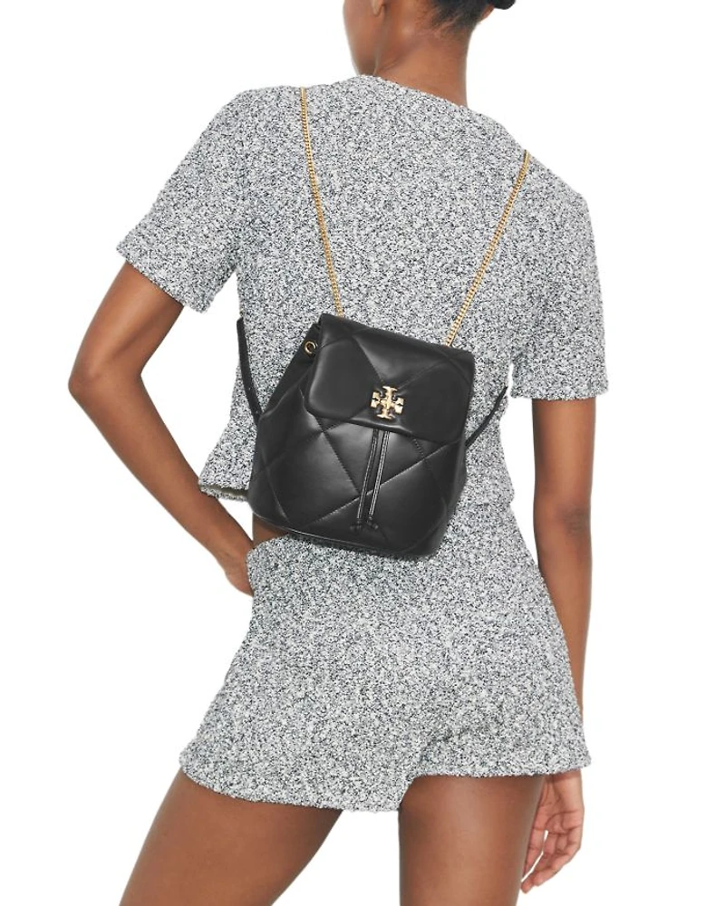 Kira Diamond Quilted Small Backpack