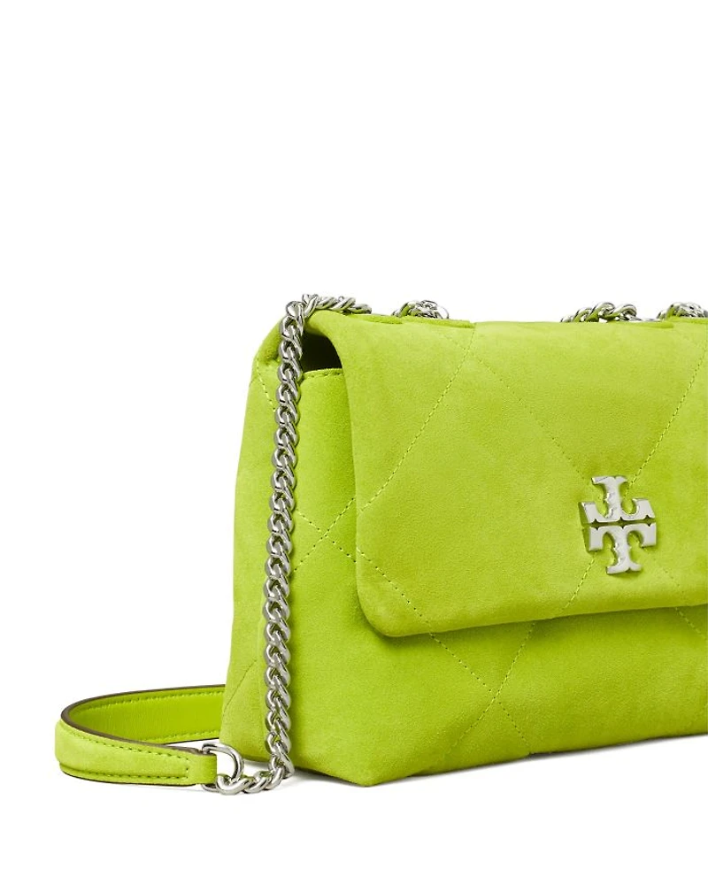 Kira Diamond Quilted Suede Convertible Crossbody
