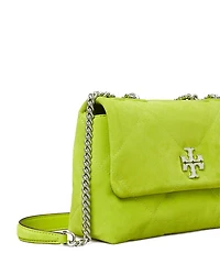 Kira Diamond Quilted Suede Convertible Crossbody
