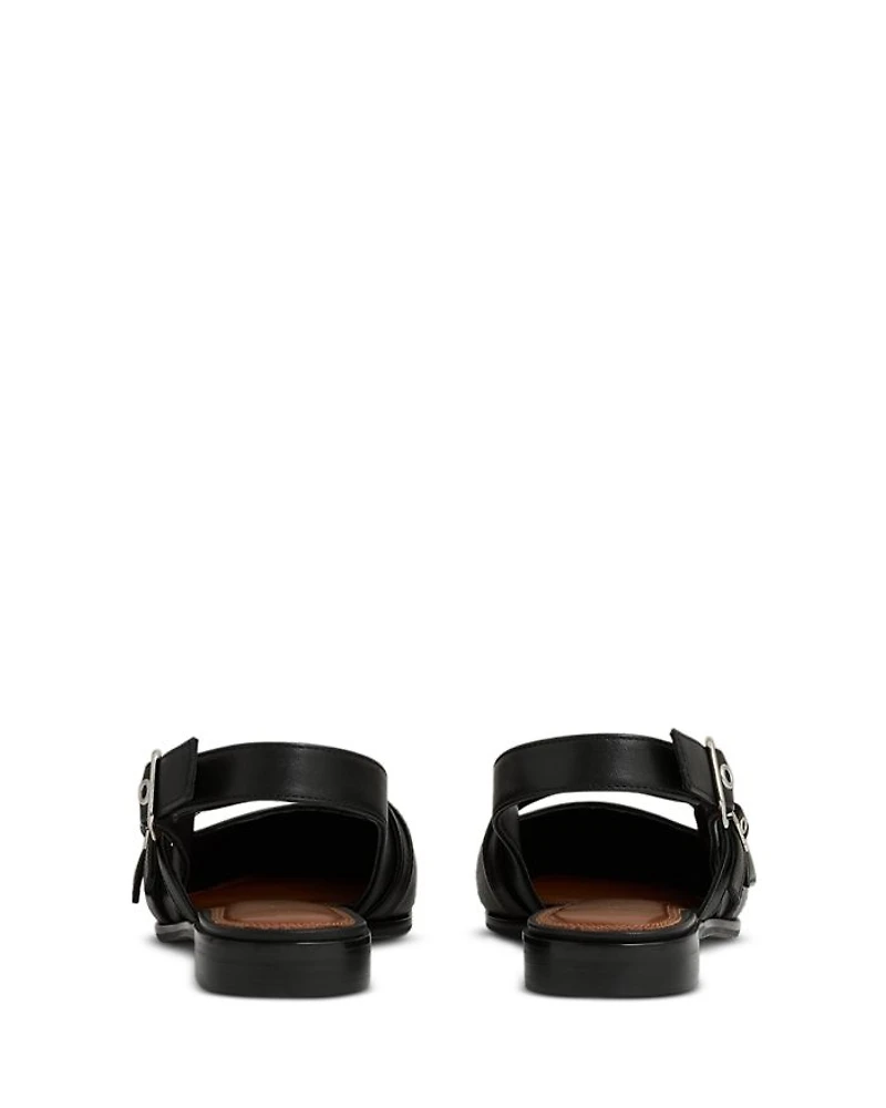 Women's Lois Buckle Flat Mules