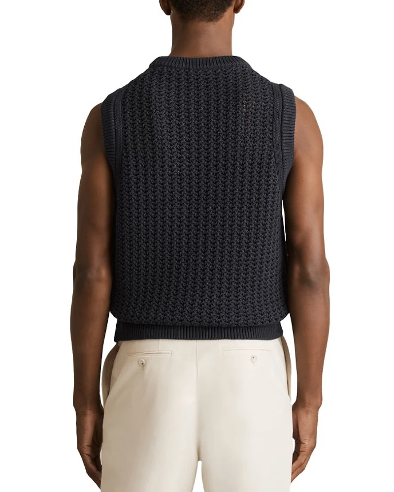 Sleeveless Crochet Vest