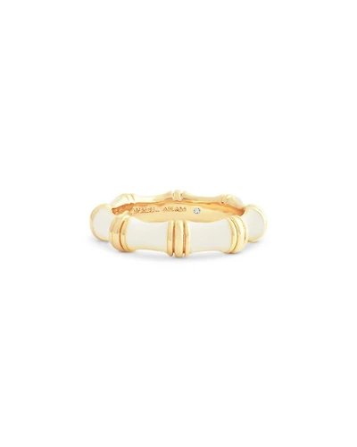White Bamboo Band Ring