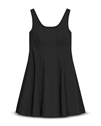 Sleeveless Poplin Mini Dress