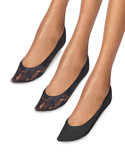 Hue Perfect Edge Liner Socks, Pack of 3