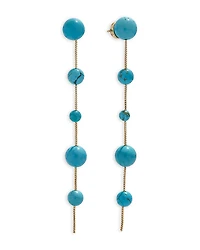 Baublebar Madeline Bead & Box Chain Linear Drop Earrings