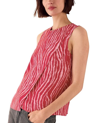 Zebra Layered Tank Top
